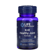 Life Extension, Krill Healthy Joint Formula, 30 Softgels front packaging view