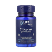 Life Extension, Citicoline (CDP-Choline), 60 Vegetarian Capsules front packaging view