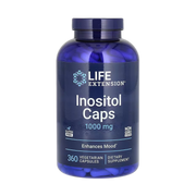 Life Extension, Inositol Caps, 1,000 mg, 360 Vegetarian Capsules front packaging view