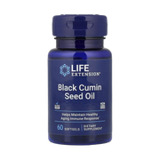 Life Extension, Black Cumin Seed Oil, 60 Softgels front packaging view