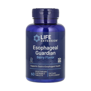 Life Extension, Esophageal Guardian, Berry, 60 Vegetarian Chewable Tablets front packaging view