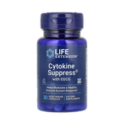 Life Extension, Cytokine Suppress with EGCG, 30 Vegetarian Capsules front packaging view