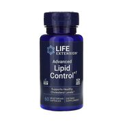 Life Extension, Advanced Lipid Control, 60 Vegetarian Capsules front packaging view