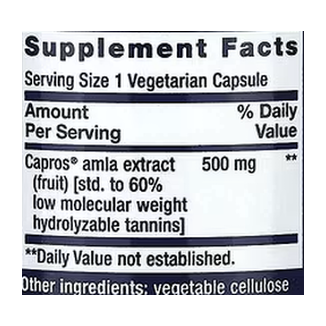 Life Extension, Advanced Lipid Control, 60 Vegetarian Capsules supplement facts label showing ingredients, vitamins, minerals, and serving information
