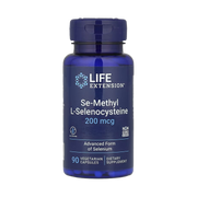 Life Extension, Se-Methyl L- Selenocysteine, 200 mcg, 90 Vegetarian Capsules front packaging view