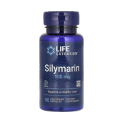 Life Extension, Silymarin, 100 mg, 90 Vegetarian Capsules front packaging view