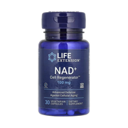 Life Extension, NAD+ Cell Regenerator, 100 mg, 30 Vegetarian Capsules front packaging view