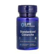 Life Extension, Standardized Cistanche, 30 Vegetarian Capsules front packaging view