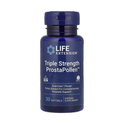 Life Extension, Triple Strength ProstaPollen, 30 Softgels front packaging view