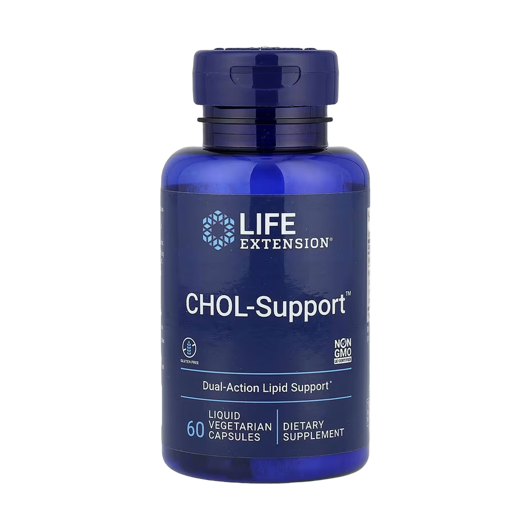 Life Extension, CHOL-Support, 60 Liquid Vegetarian Capsules front packaging view