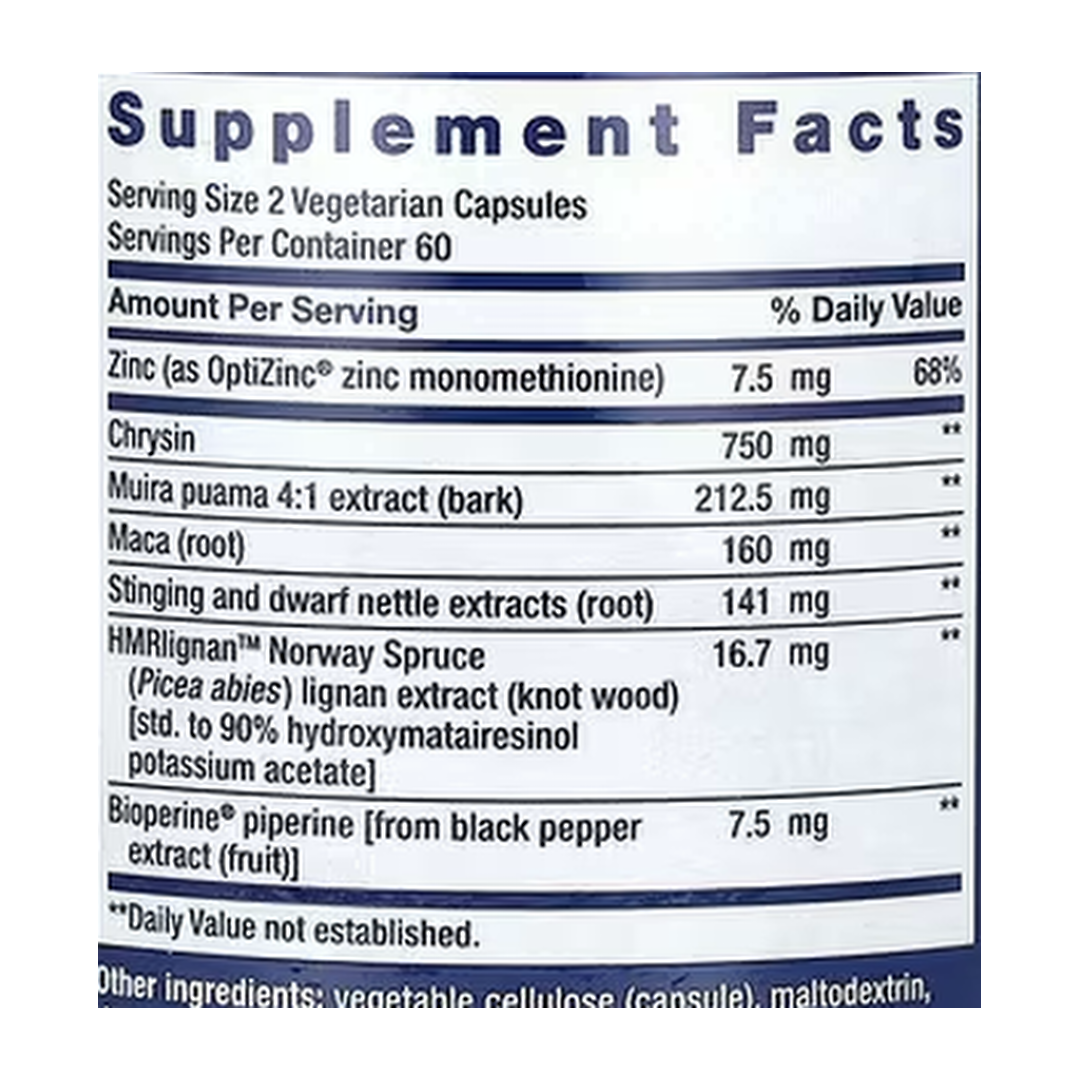 Life Extension, Super Miraforte with Standardized Lignans, 120 Vegetarian Capsules supplement facts label showing ingredients, vitamins, minerals, and serving information