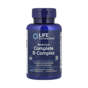 Life Extension, BioActive Complete B-Complex, 60 Vegetarian Capsules front packaging view