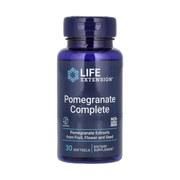 Life Extension, Pomegranate Complete, 30 Softgels front packaging view