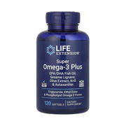 Life Extension, Super Omega-3 Plus, 120 Softgels front packaging view