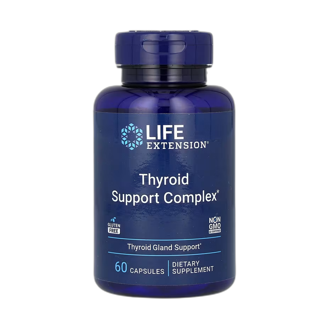 Life Extension, Thyroid Support Complex, 60 Capsules front packaging view