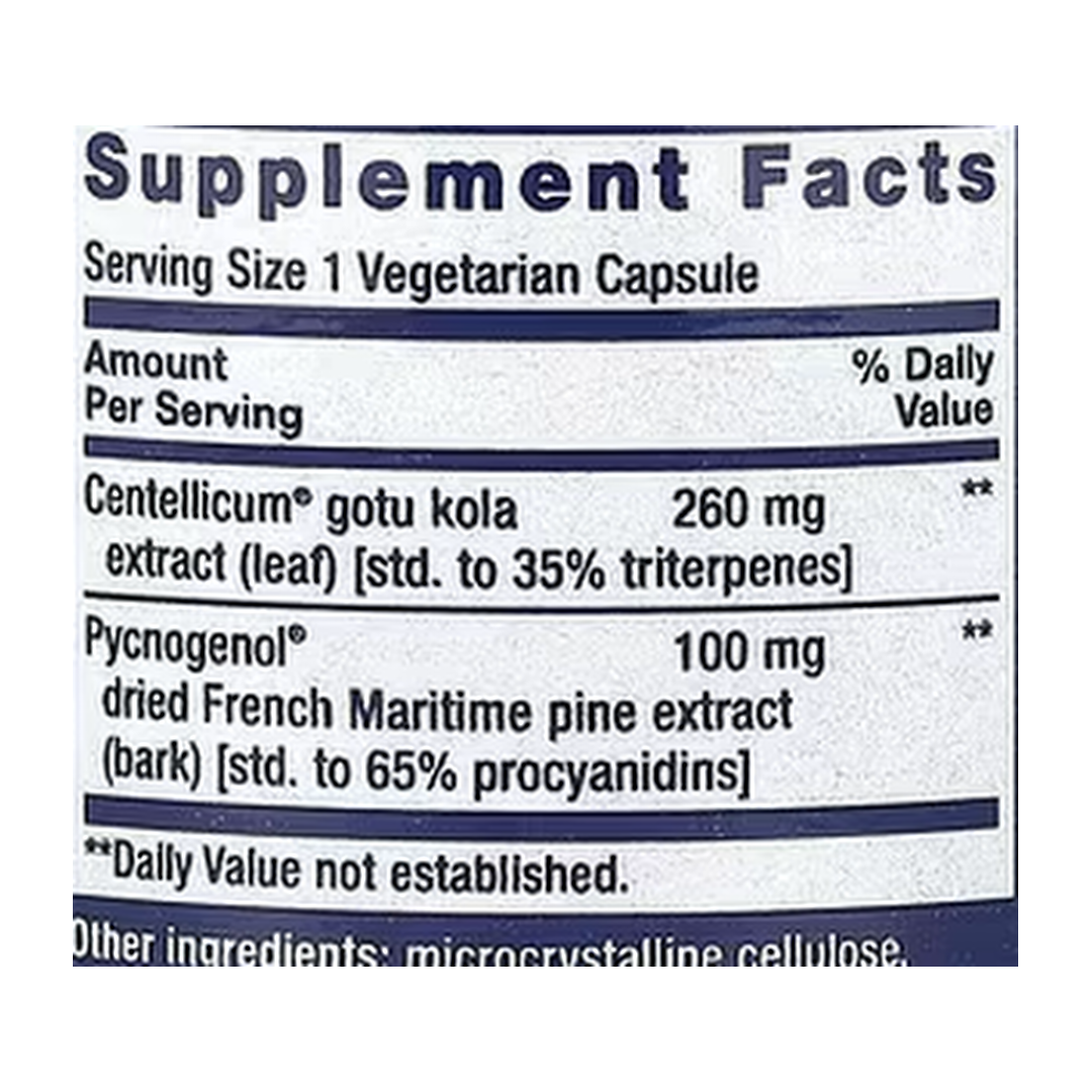 Life Extension, Arterial Protect, 30 Vegetarian Capsules supplement facts label showing ingredients, vitamins, minerals, and serving information