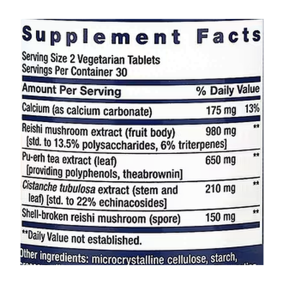 Life Extension, Immune Senescence Protection Formula, 60 Vegetarian Tablets supplement facts label showing ingredients, vitamins, minerals, and serving information