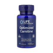 Life Extension, Optimized Carnitine, 60 Capsules front packaging view