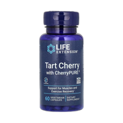 Life Extension, Tart Cherry with CherryPURE, 60 Vegetarian Capsules front packaging view