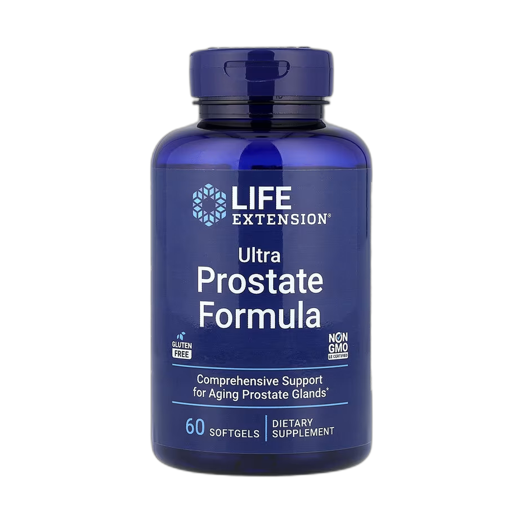 Life Extension, Ultra Prostate Formula, 60 Softgels front packaging view