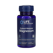 Life Extension, Extend-Release Magnesium, 60 Vegetarian Capsules front packaging view