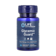 Life Extension, Glycemic Guard, 30 Vegetarian Capsules front packaging view