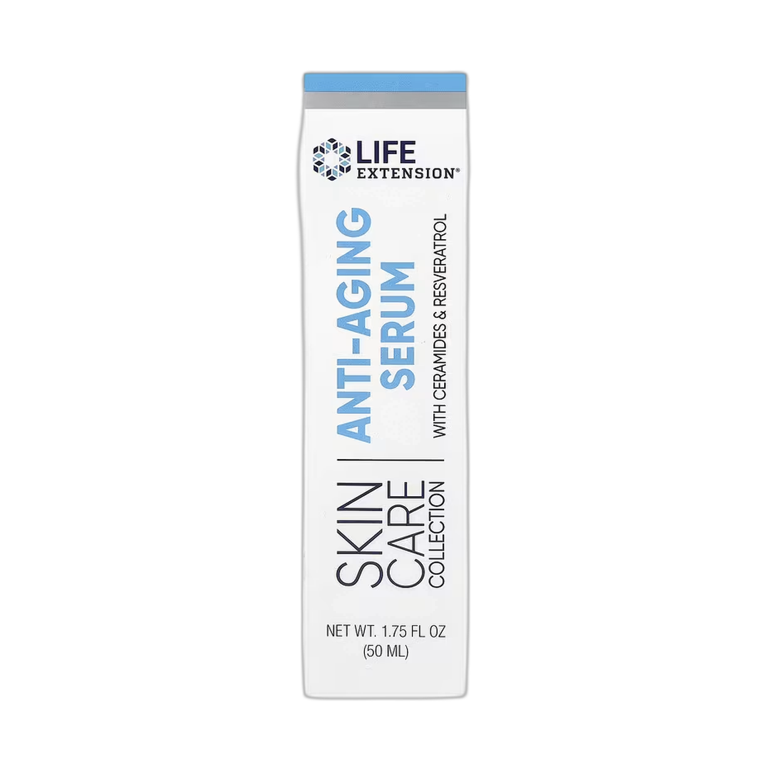 Life Extension, Skin Care Collection, Anti-Aging Serum, 1.75 fl oz, 50 ml packaging side view