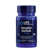 Life Extension, Vanadyl Sulfate, 100 Vegetarian Tablets front packaging view