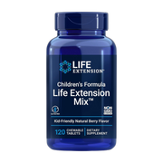 Life Extension, Children's Formula, Life Extension Mix, Natural Berry, 120 Chewable Tablets front packaging view