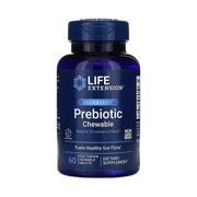 Life Extension, Florassist Prebiotic Chewable, Natural Strawberry, 60 Vegetarian Chewable Tablets front packaging view