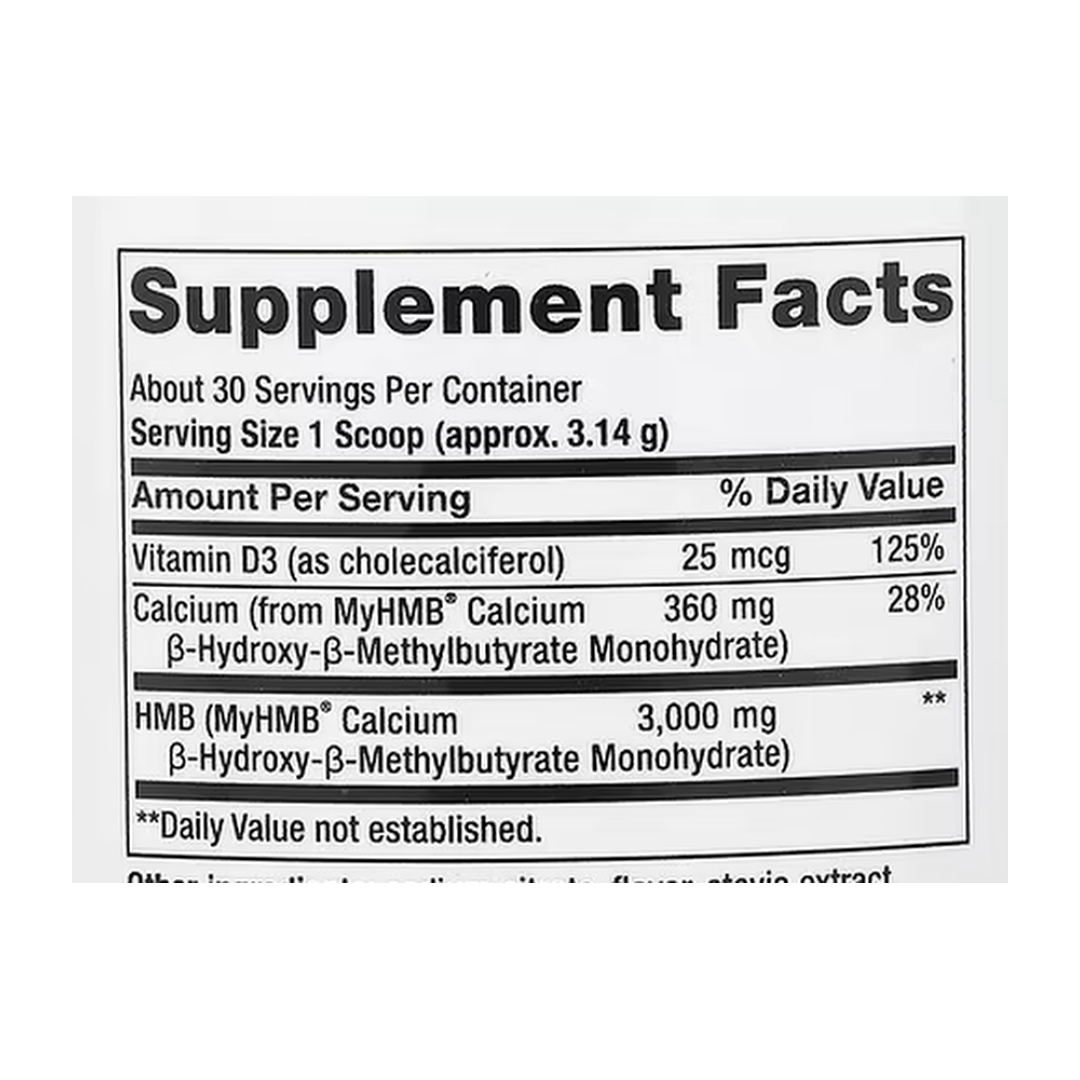 Life Extension, Wellness Code, Muscle Strength & Restore Formula Powder, 3.32 oz, 94.2 g supplement facts label showing ingredients, vitamins, minerals, and serving information