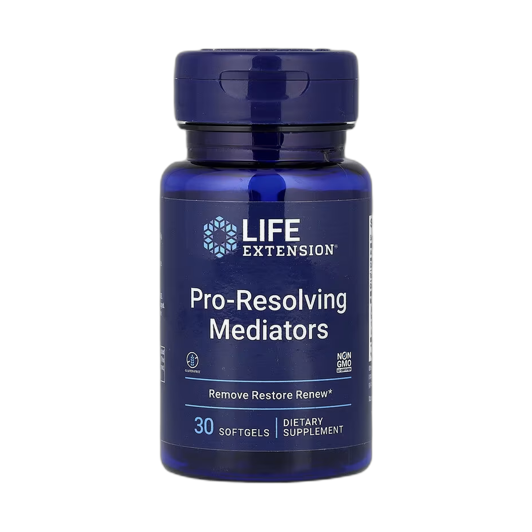 Life Extension, Pro-Resolving Mediators, 30 Softgels front packaging view