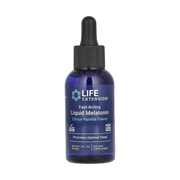 Life Extension, Fast-Acting Liquid Melatonin, Citrus-Vanilla, 2 fl oz, 59 ml front packaging view