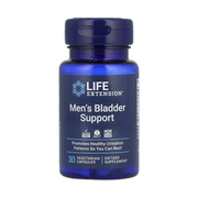 Life Extension, Men's Bladder Support, 30 Vegetarian Capsules front packaging view