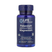 Life Extension, Potassium with Extend-Release Magnesium, 60 Vegetarian Capsules front packaging view