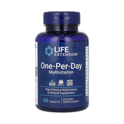 Life Extension, One-Per-Day Multivitamin, 60 Tablets front packaging view