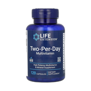 Life Extension, Two-Per-Day Multivitamin, 120 Capsules front packaging view