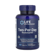 Life Extension, Two-Per-Day Multivitamin, 60 Tablets front packaging view