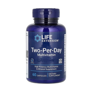 Life Extension, Two-Per-Day Multivitamin, 60 Capsules front packaging view