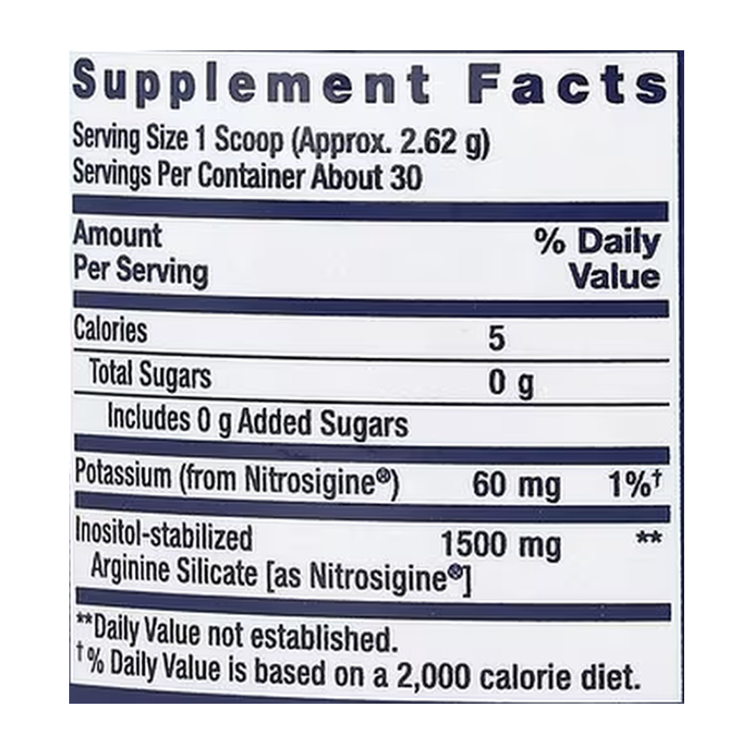 Life Extension, NitroVasc™ Boost, Berry, 2.77 oz, 78.6 g supplement facts label showing ingredients, vitamins, minerals, and serving information