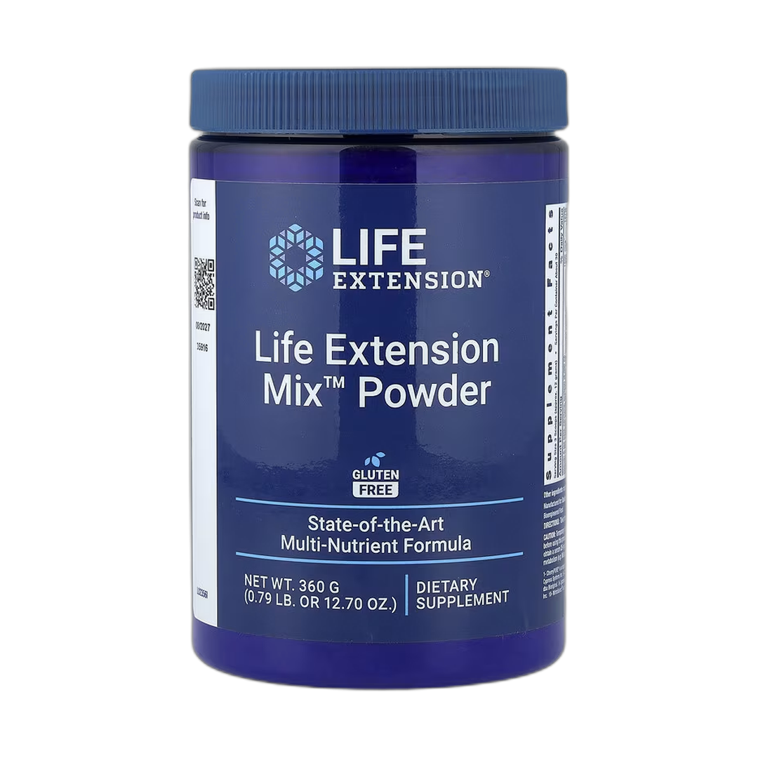 Life Extension, Life Extension Mix Powder, 0.79 lbs, 360 g front packaging view