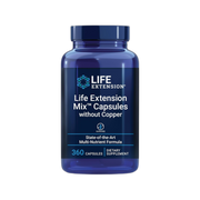 Life Extension, Mix Capsules Without Copper, 360 Capsules front packaging view