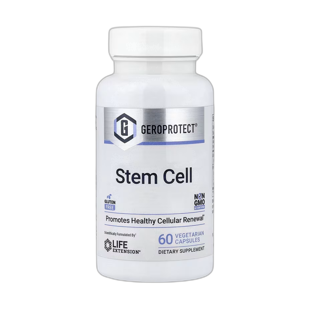 Life Extension, Geroprotect, Stem Cell, 60 Vegetarian Capsules front packaging view