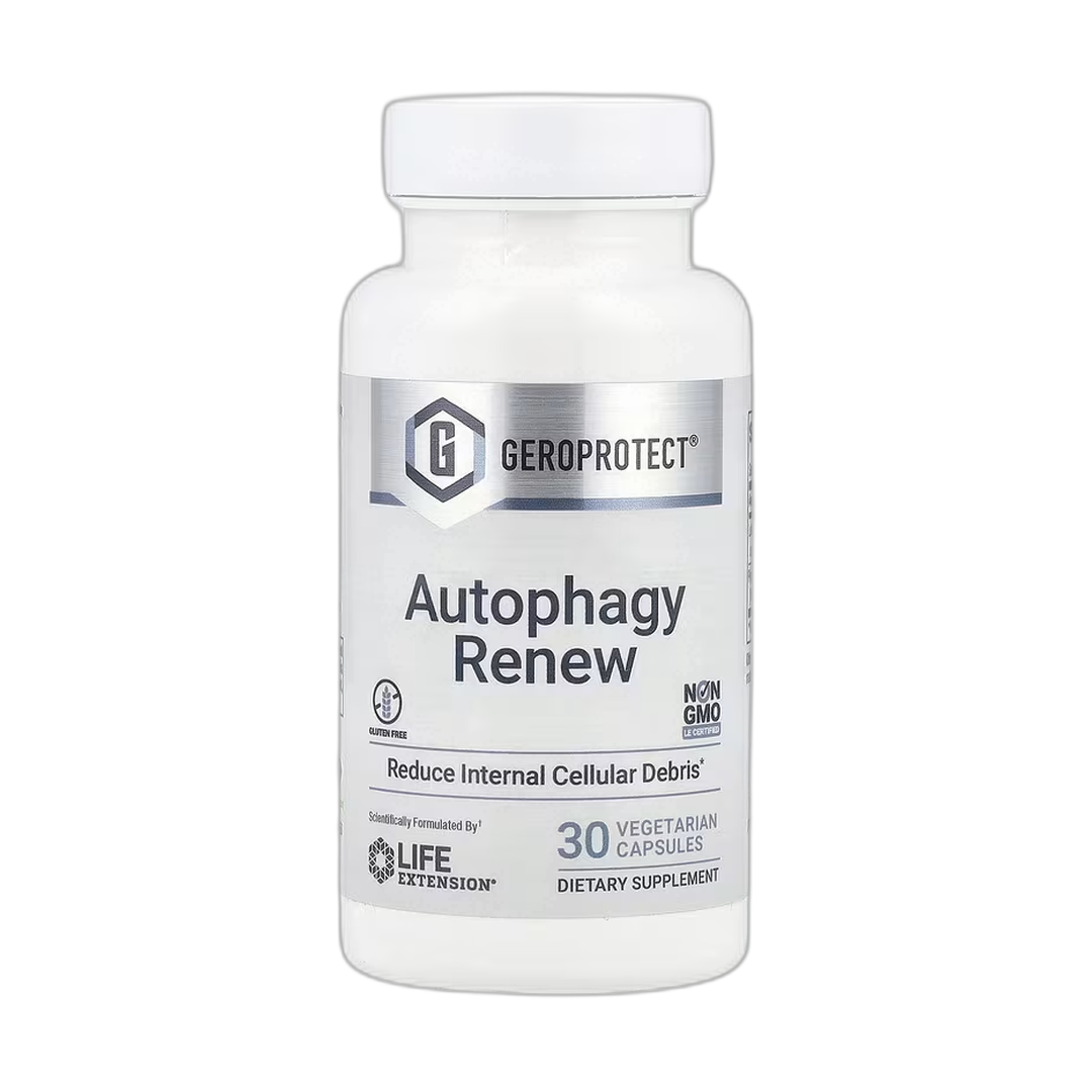 Life Extension, Geroprotect, Autophagy Renew, 30 Vegetarian Capsules front packaging view