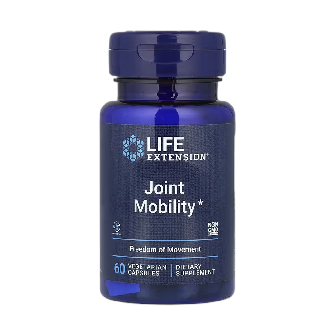 Life Extension, Joint Mobility, 60 Vegetarian Capsules front packaging view