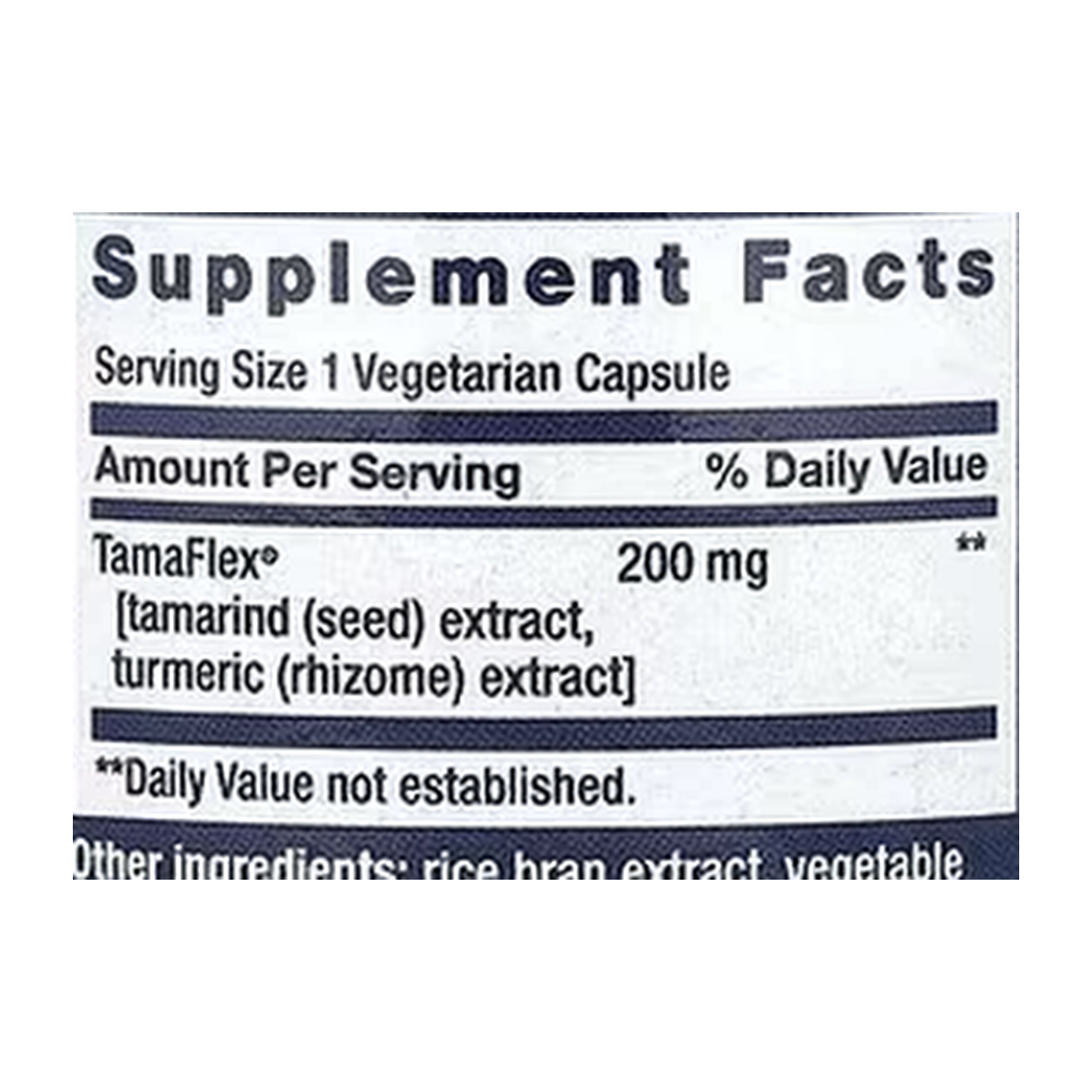 Life Extension, Joint Mobility, 60 Vegetarian Capsules supplement facts label showing ingredients, vitamins, minerals, and serving information