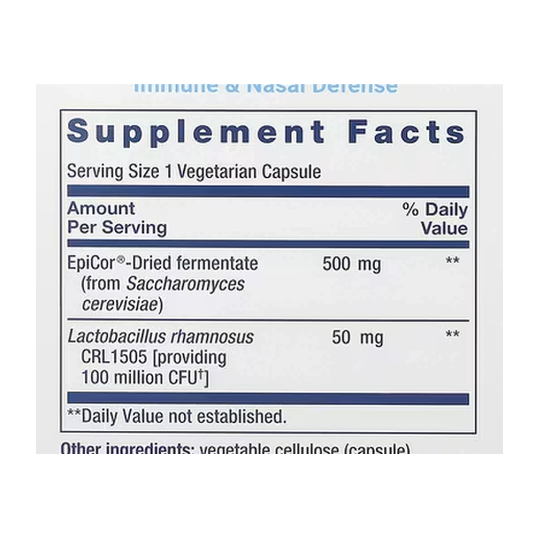 Life Extension, Immune Packs with Vitamin C & D, Zinc and Probiotic, 30 Packets supplement facts label showing ingredients, vitamins, minerals, and serving information