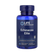Life Extension, Echinacea Elite, 60 Vegetarian Capsules front packaging view