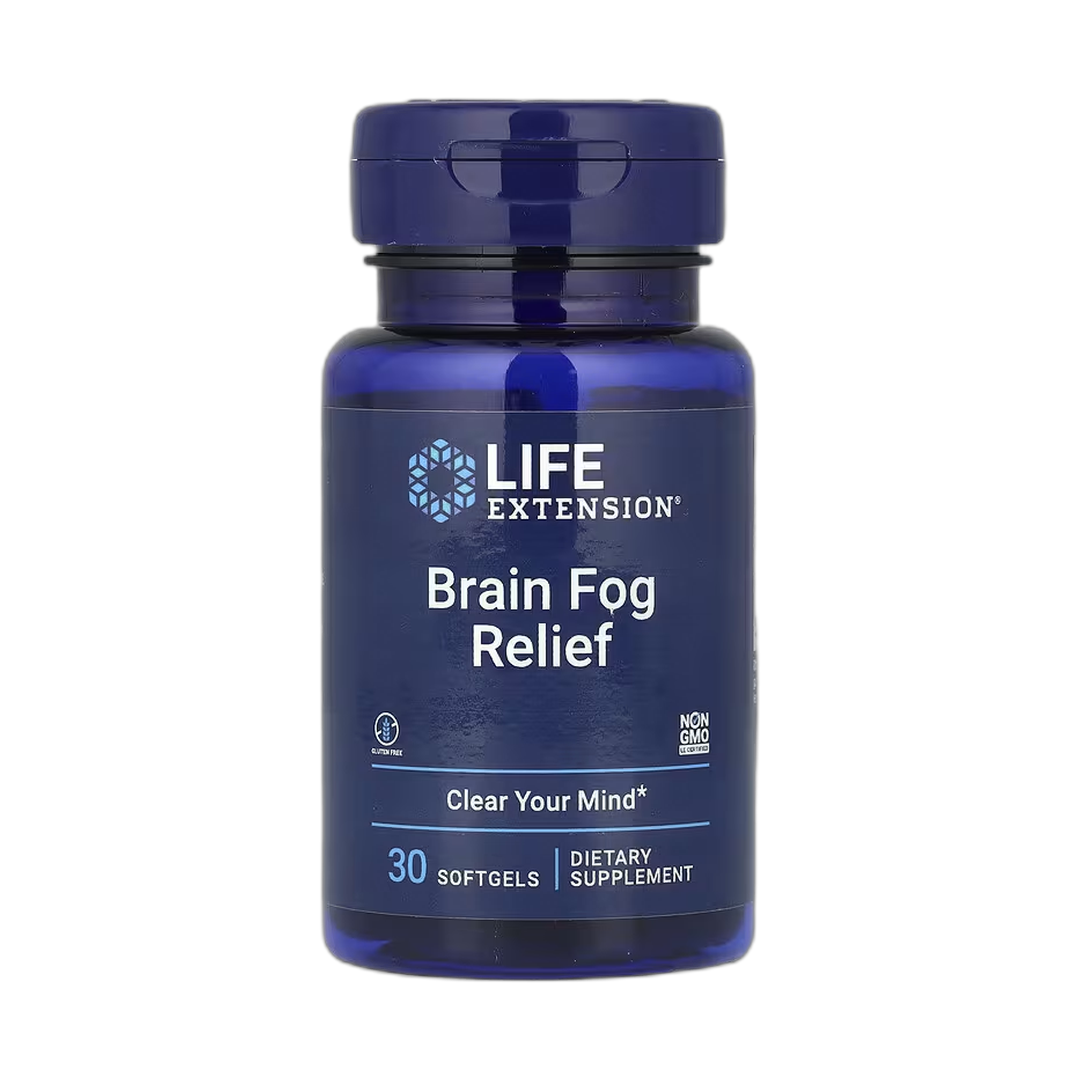 Life Extension, Brain Fog Relief, 30 Softgels front packaging view