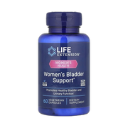 Life Extension, Women's Health, Women's Bladder Support, 60 Vegetarian Capsules front packaging view